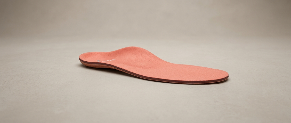 Aetrex Premium Memory Foam Posted Orthotic showing structured arch support