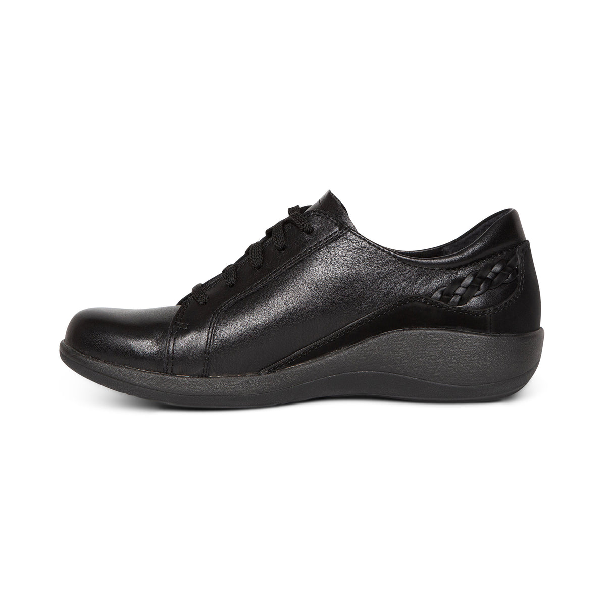 Dana Lace Up Oxford Left Angle #color_black