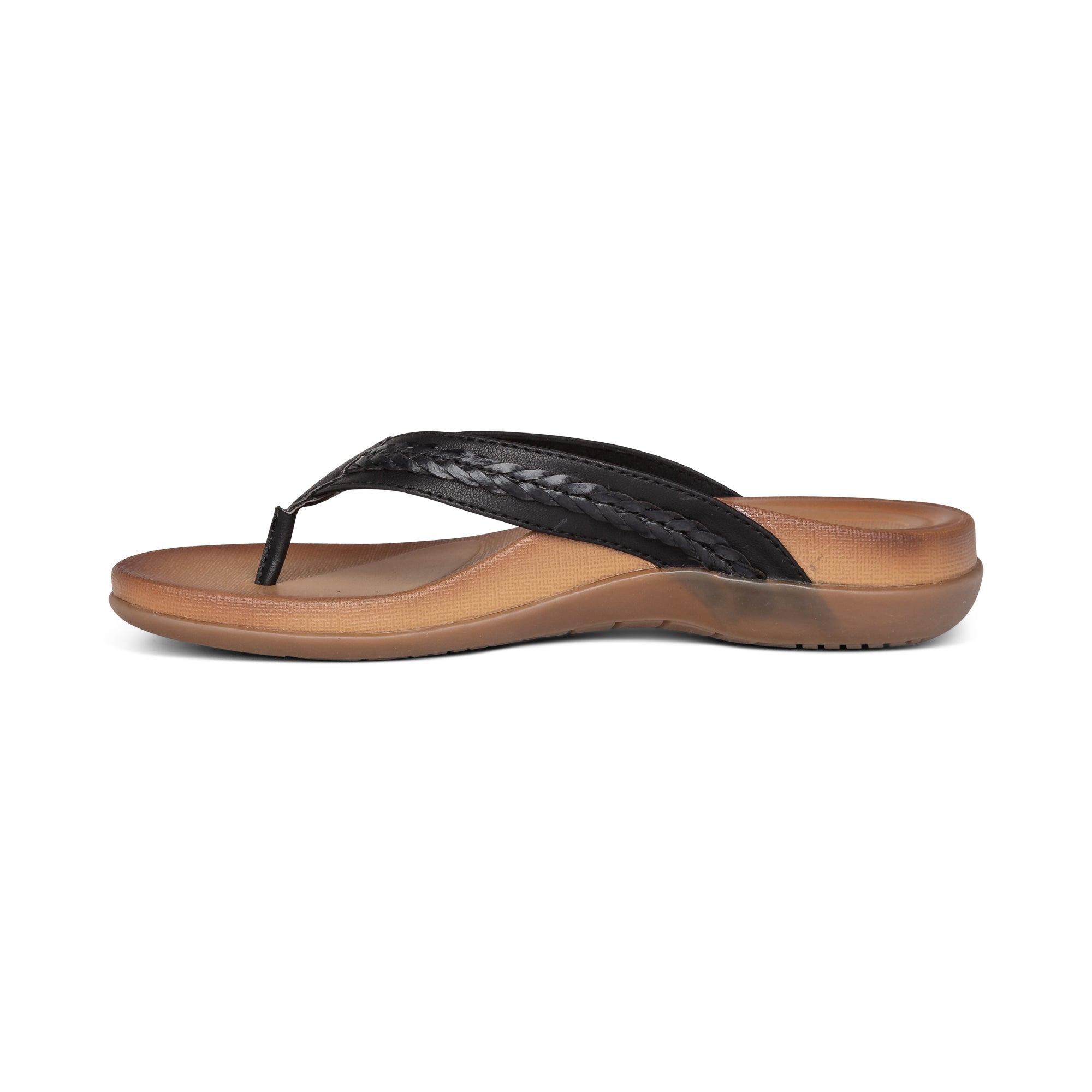 Emmy Braided Thong Sandal #color_black