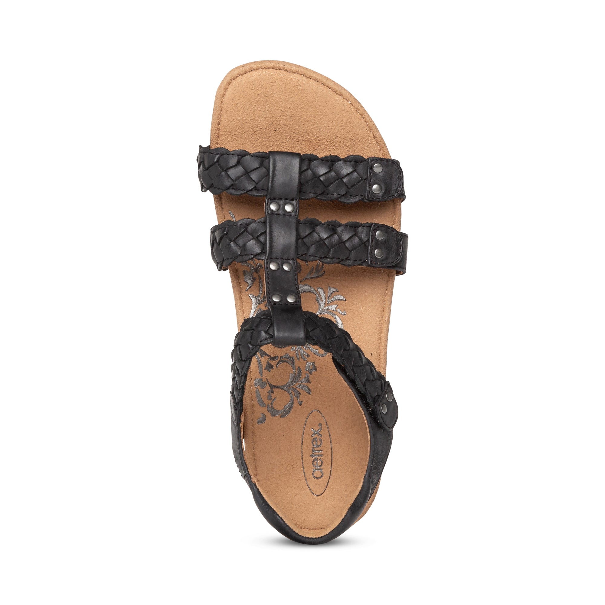 Reese Adjustable Gladiator Sandal #color_black