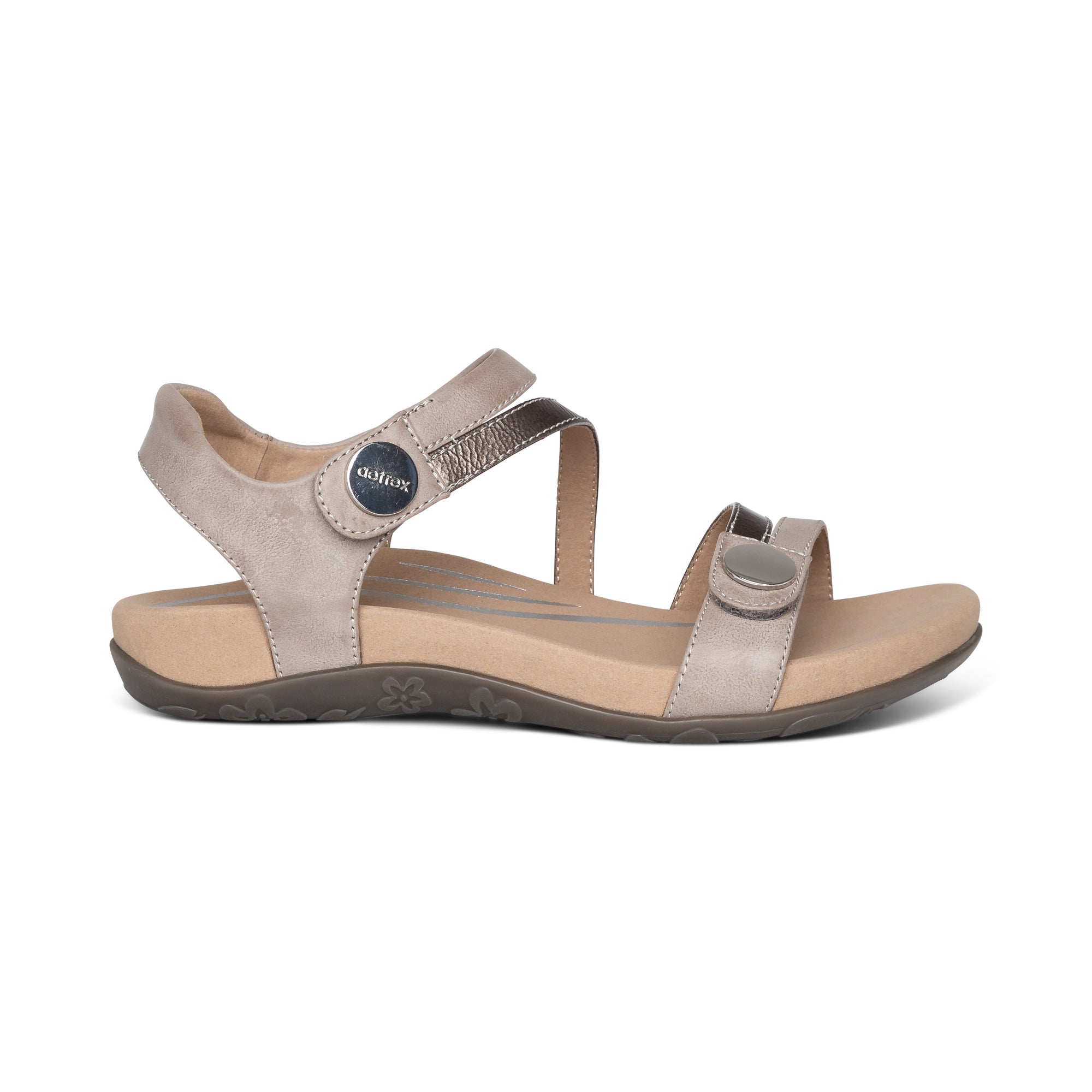 Jess Adjustable Quarter Strap Sandal #color_smoke