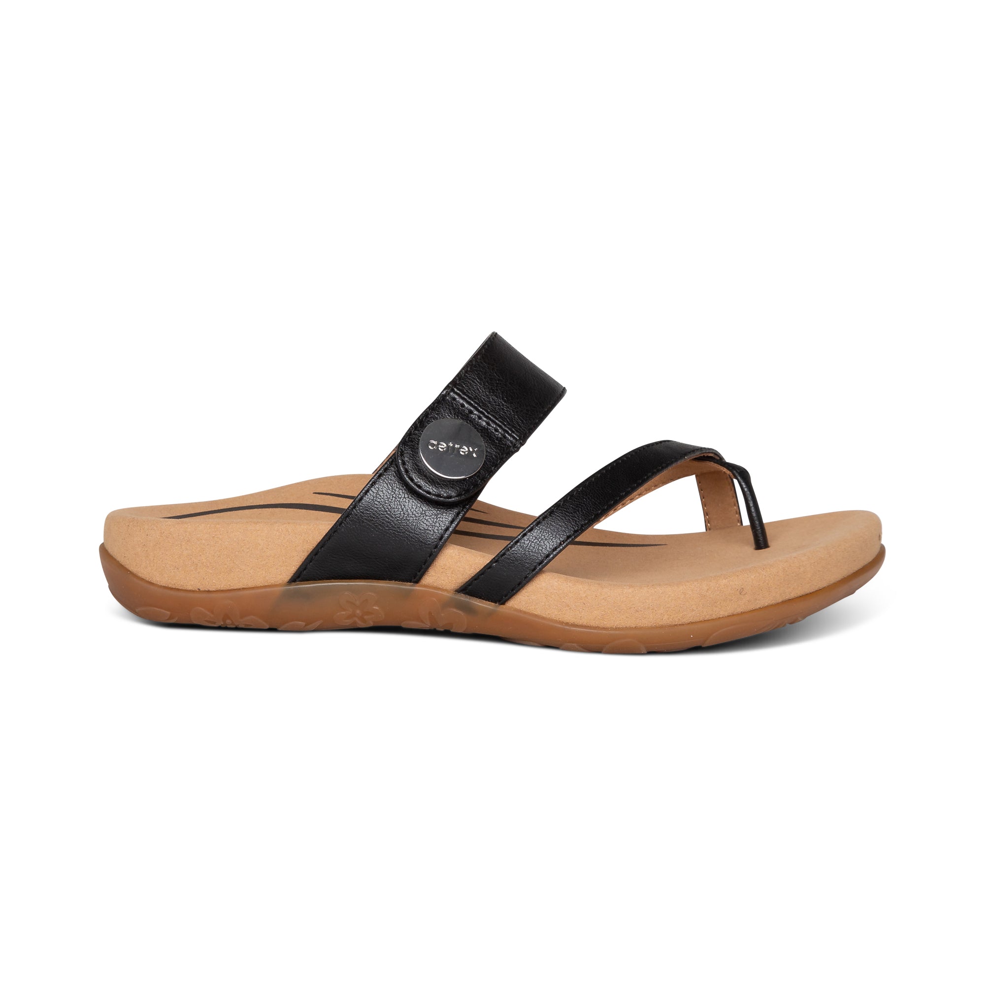 Izzy Adjustable Slide Sandal #color_black