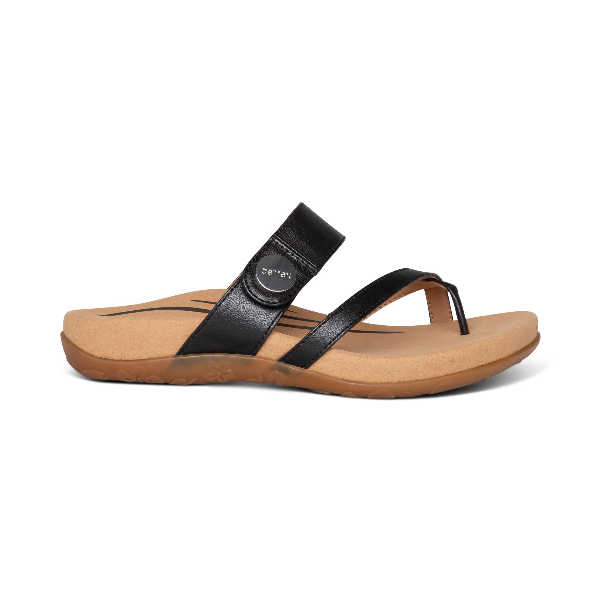 Izzy Adjustable Slide Sandal #color_black