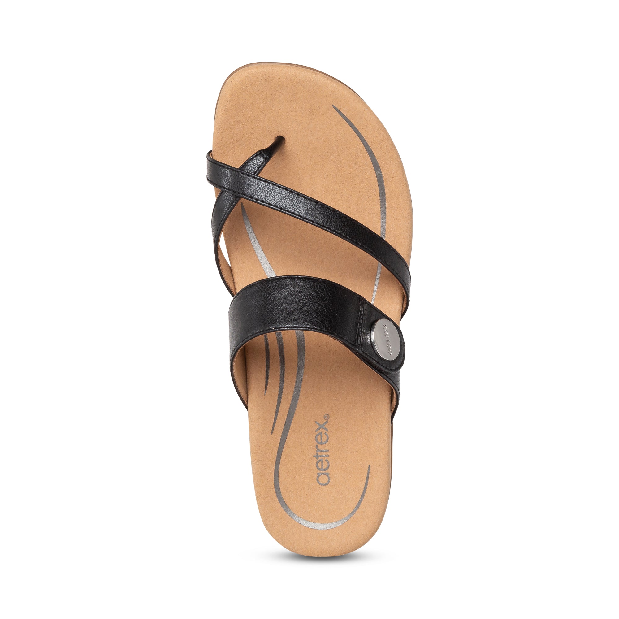 Izzy Adjustable Slide Sandal #color_black