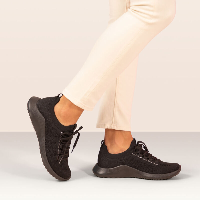 Carly Arch Support Sneakers #color_black/black
