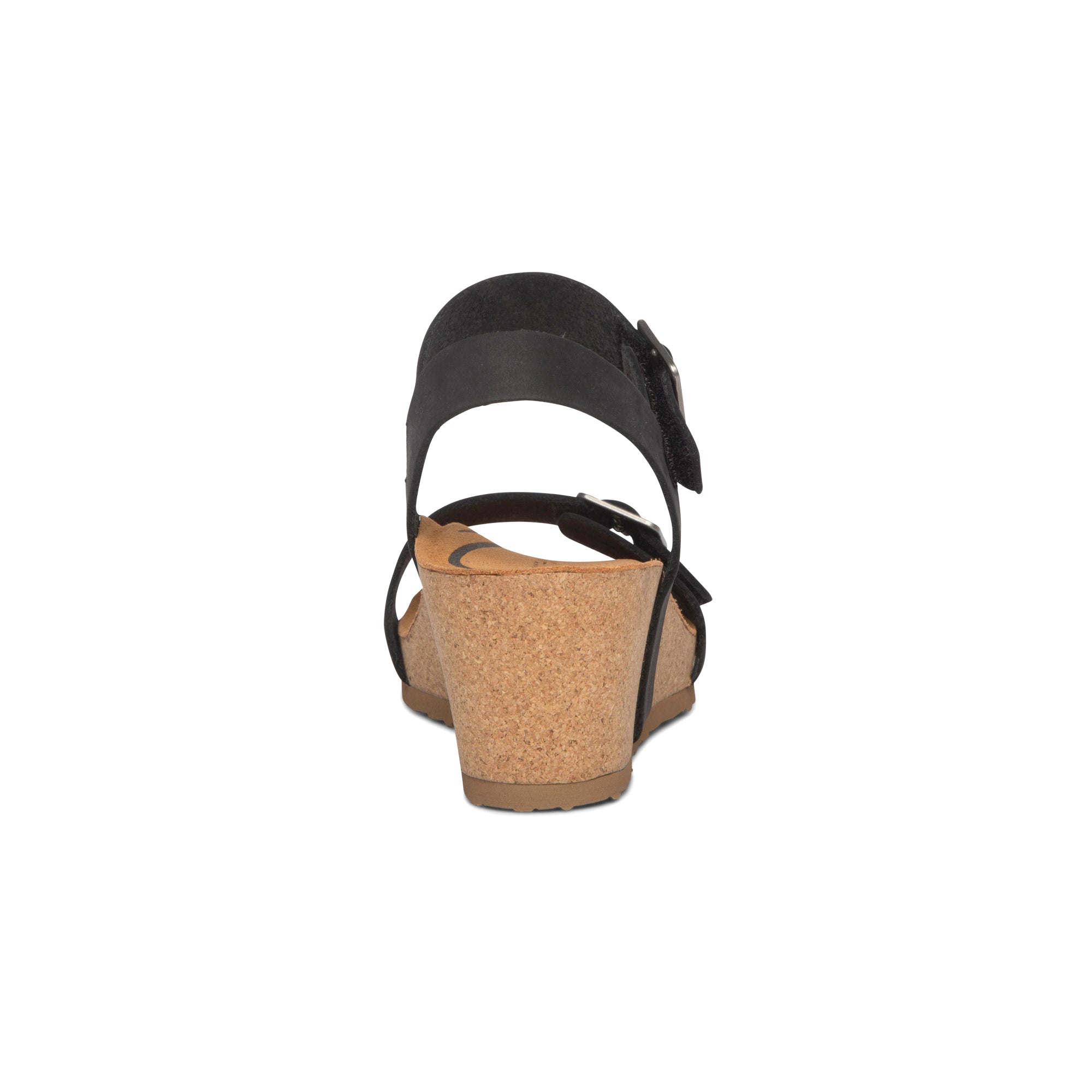 Lexa Quarter Strap Wedge #color_black