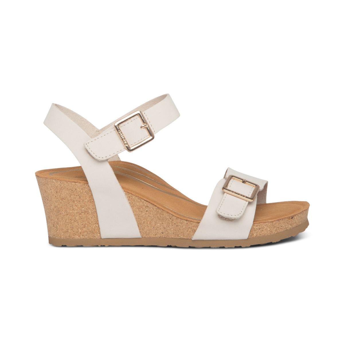 Lexa Quarter Strap Wedge Right Angle #color_ivory