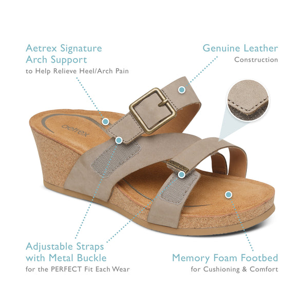 Kimmy Arch Support Wedge #color_walnut