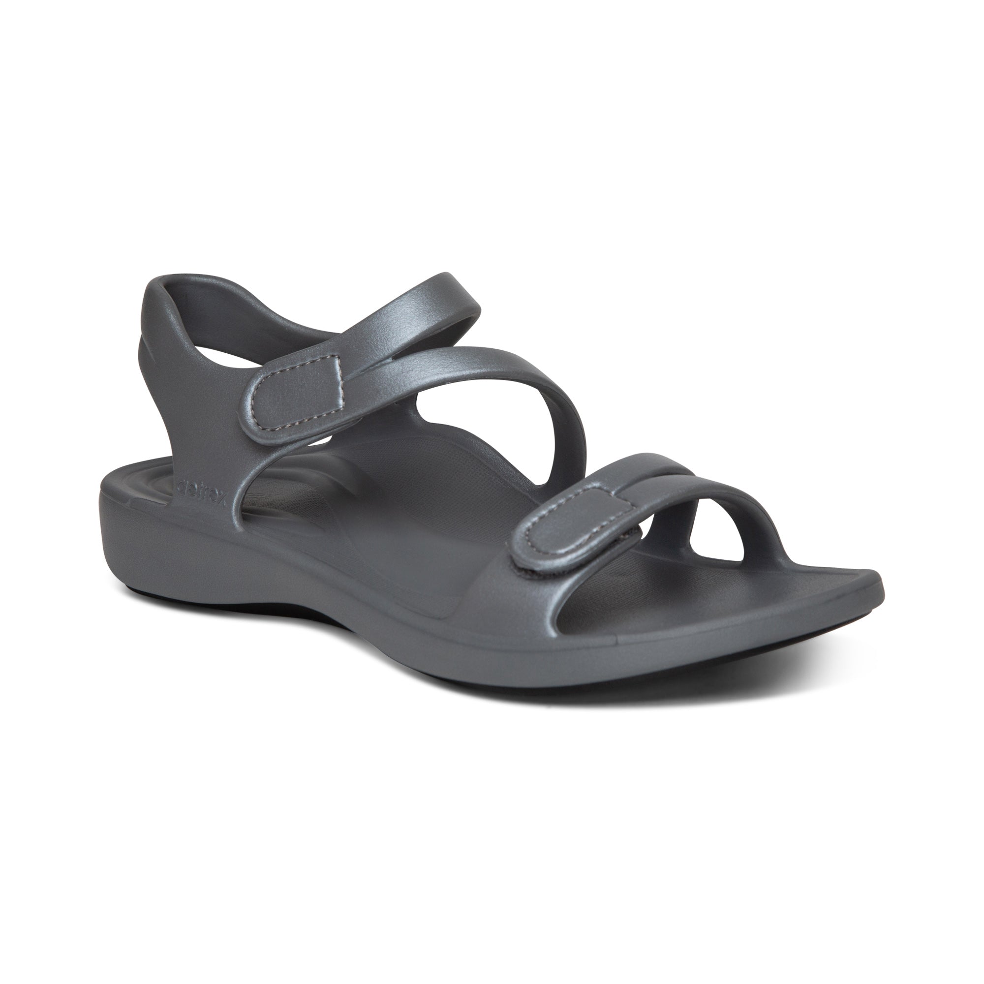 Jillian Sport Sandal - Shimmer Grey – aetrex