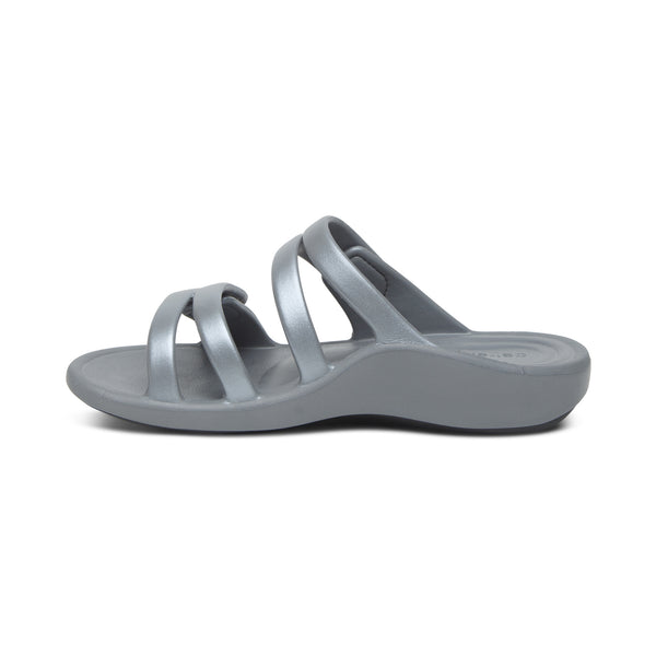 Janey Sport Water Friendly Slide #color_grey