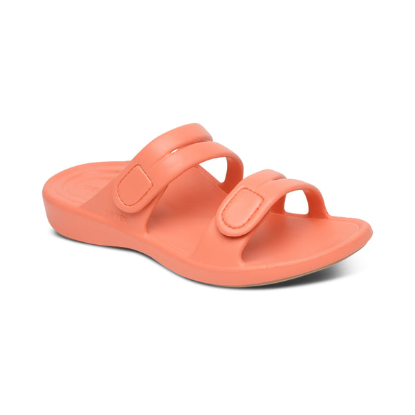 Janey Sport Water Friendly Slide #color_coral