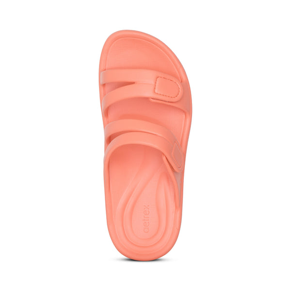 Janey Sport Water Friendly Slide #color_coral