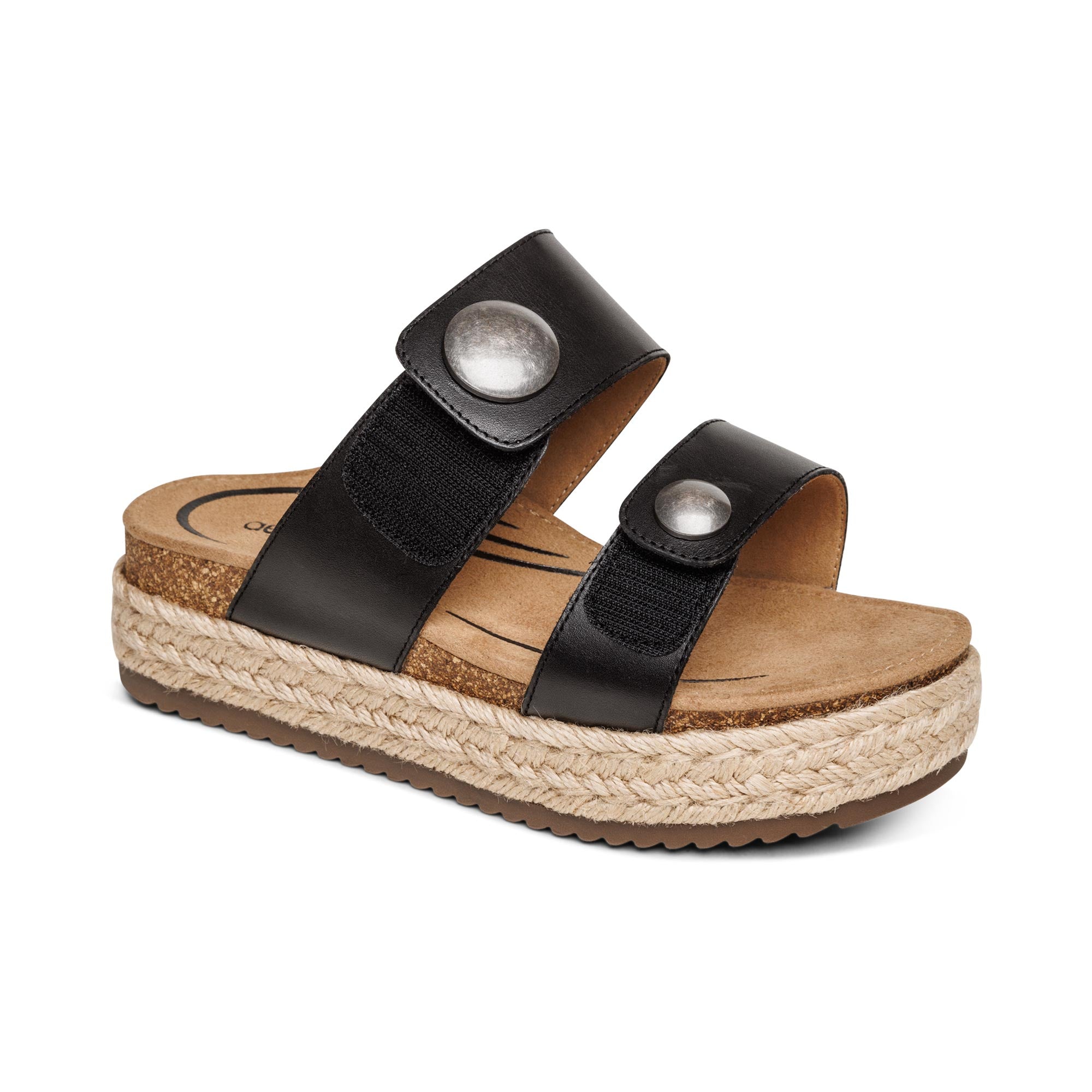 Sofie Platform Sandal #color_black
