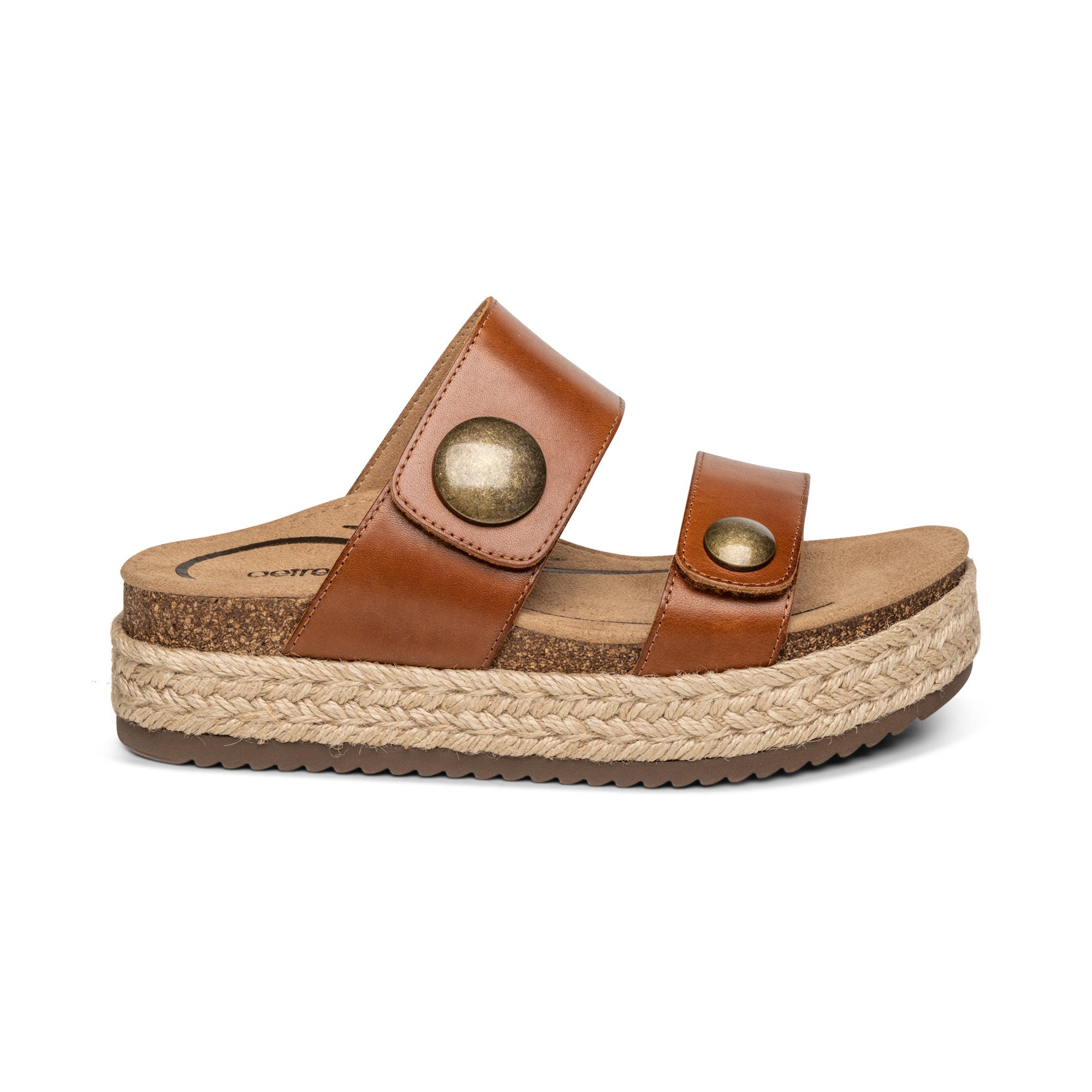 Sofie Platform Sandal #color_cognac