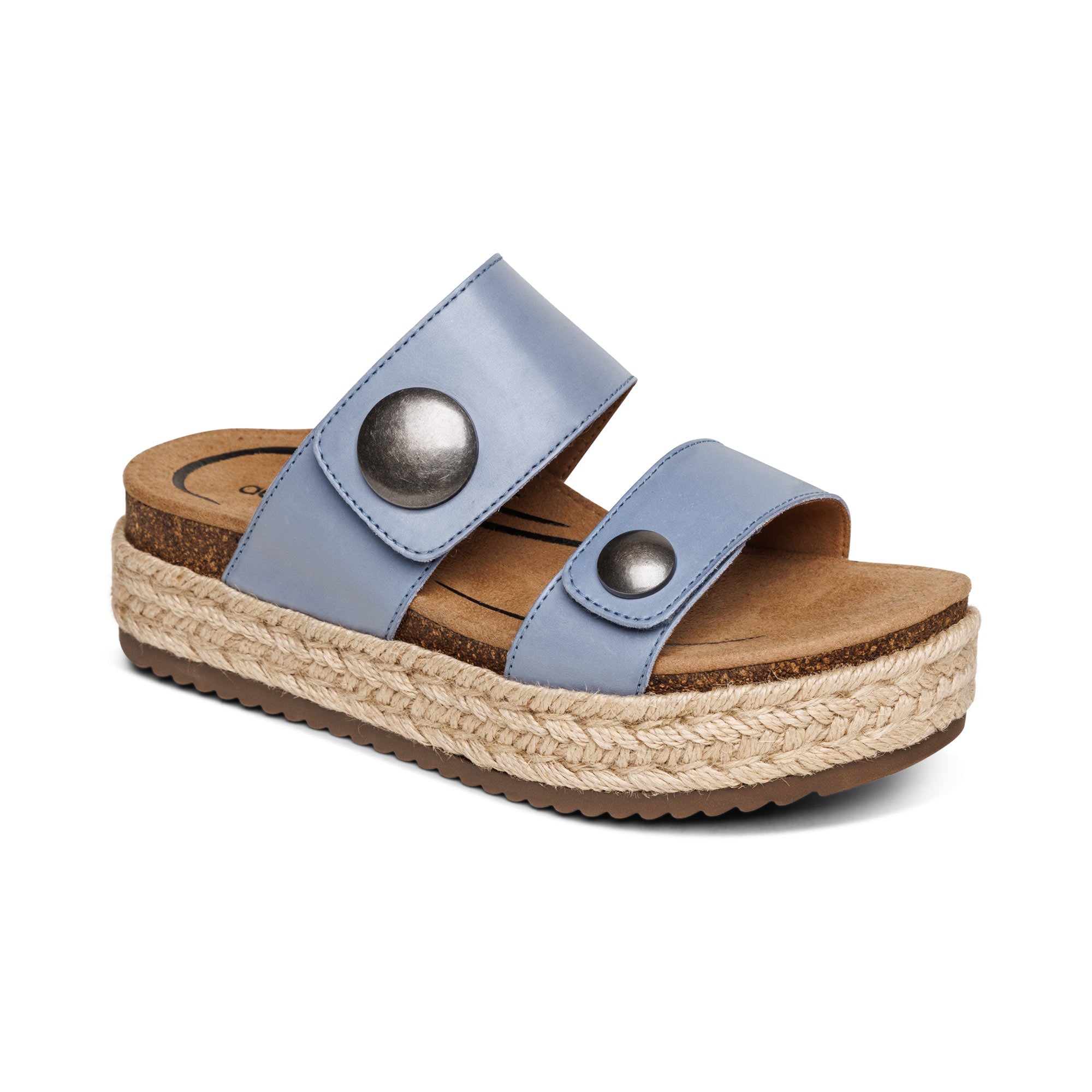 Sofie Platform Sandal Catalog Angle #color_blue