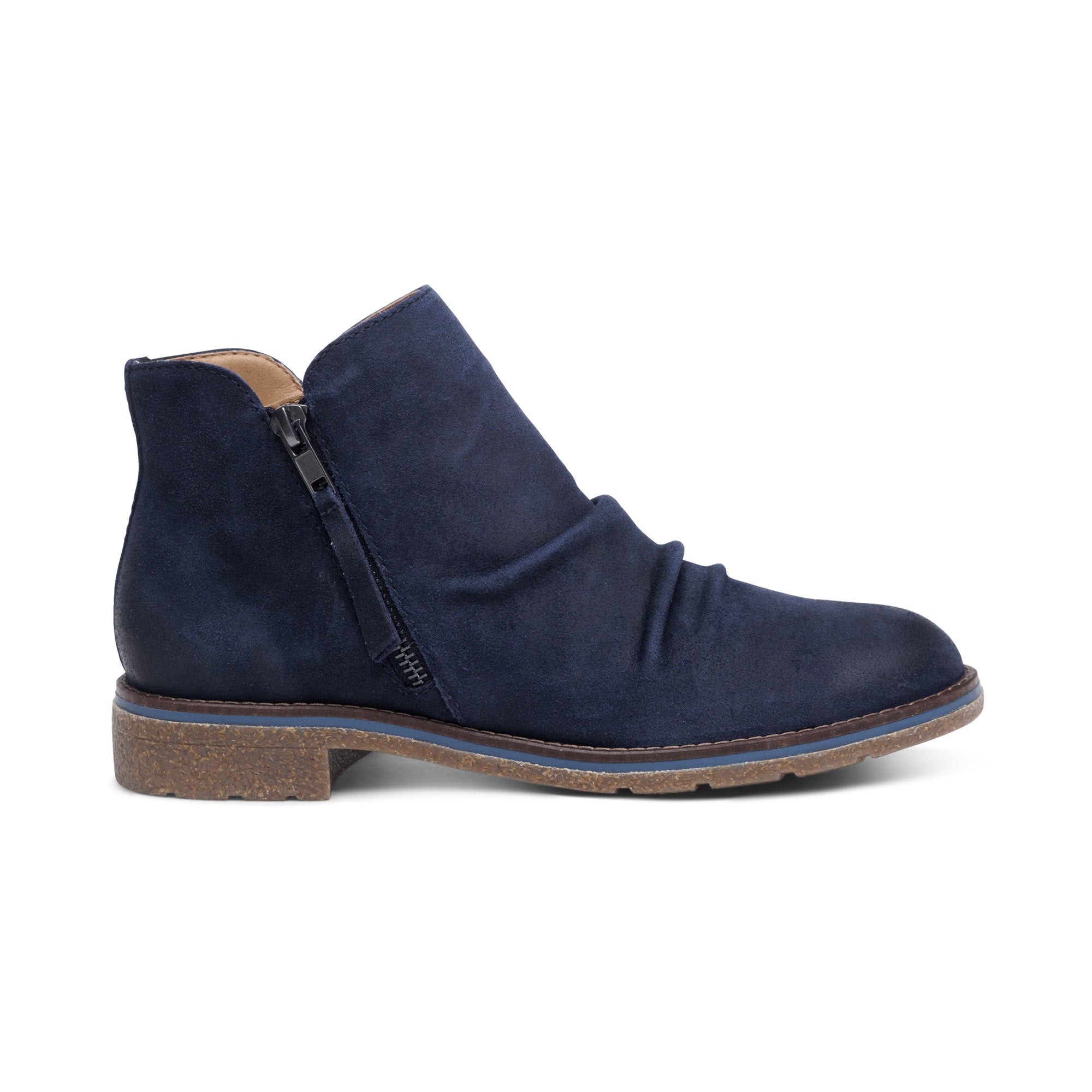 Mila Low Boot #color_navy