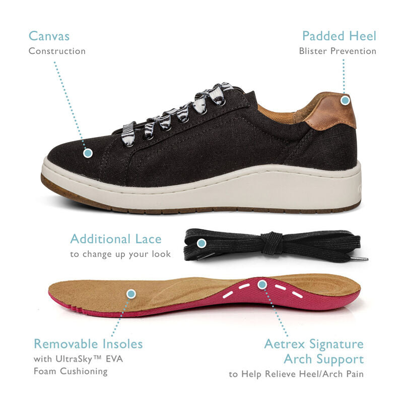 Renee Arch Support Sneaker #color_grey