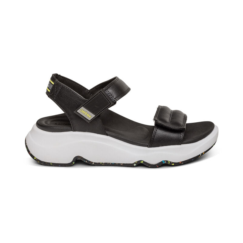 Whit Water-Friendly Sport Sandal Right Angle #color_black