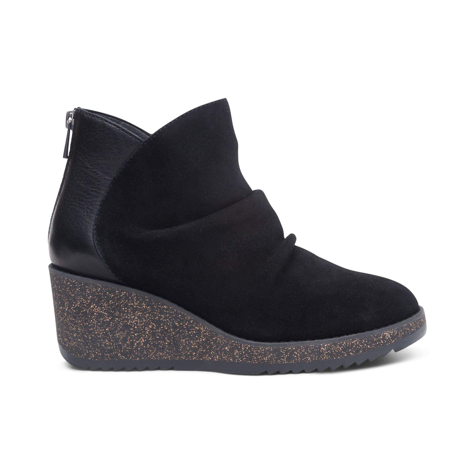 Kara Ankle Wedge Boot #color_black