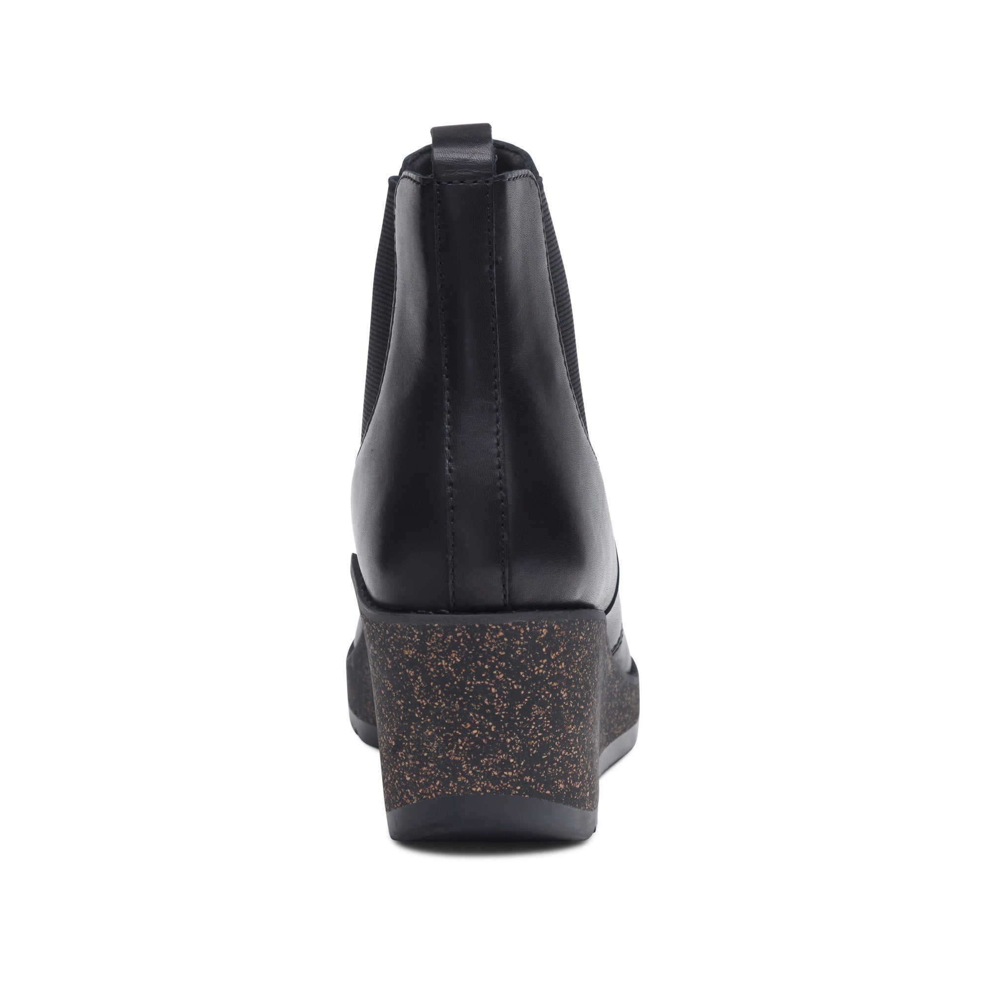 Dawn Wedge Boot rear Angle #color_black