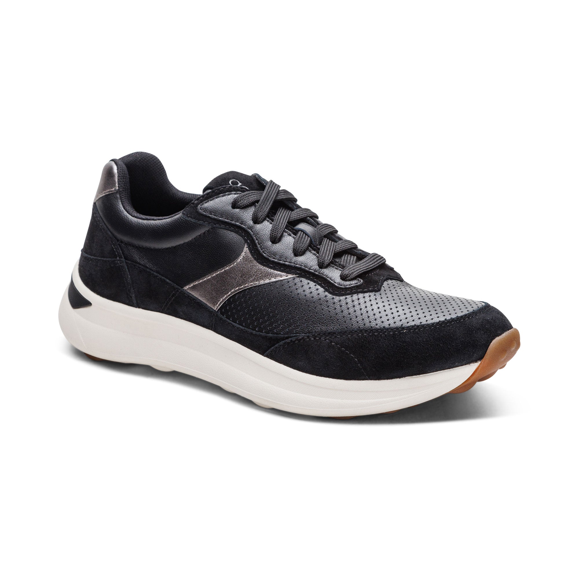 Emily Lace Up Sneakers #color_black