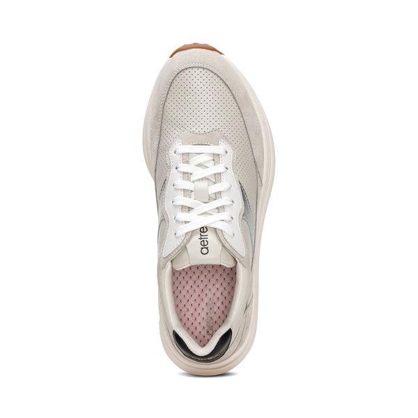 Emily Lace Up Sneaker #color_chalk