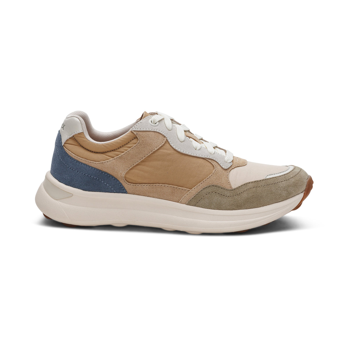 Molly Lace Up Sneakers Right Angle #color_tan