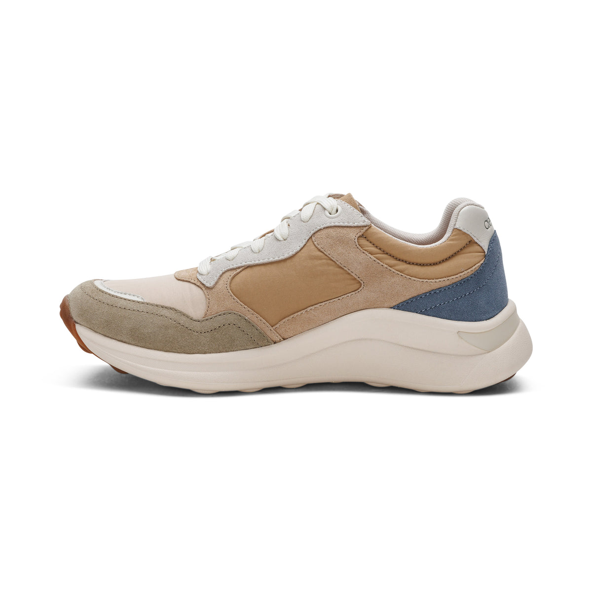 Molly Lace Up Sneakers Left Angle #color_tan