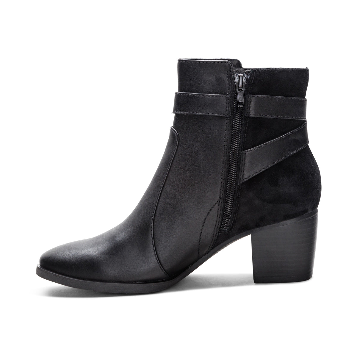 Rebecca Heel Boot Left Angle #color_black