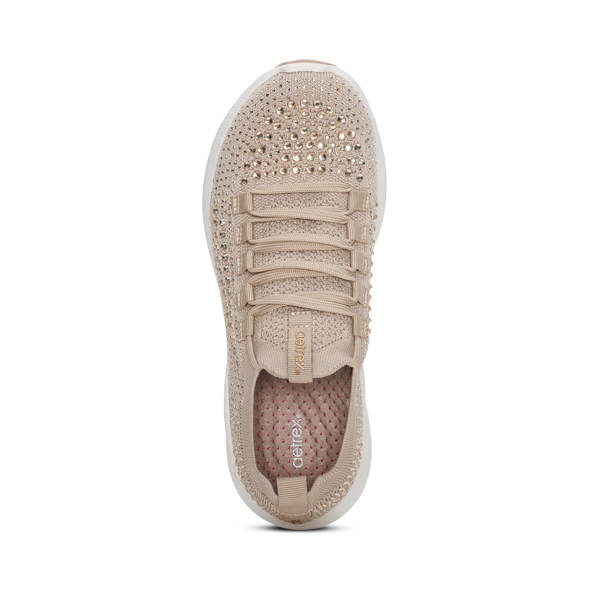 Carly Arch Support Sneakers #color_tan-sparkle