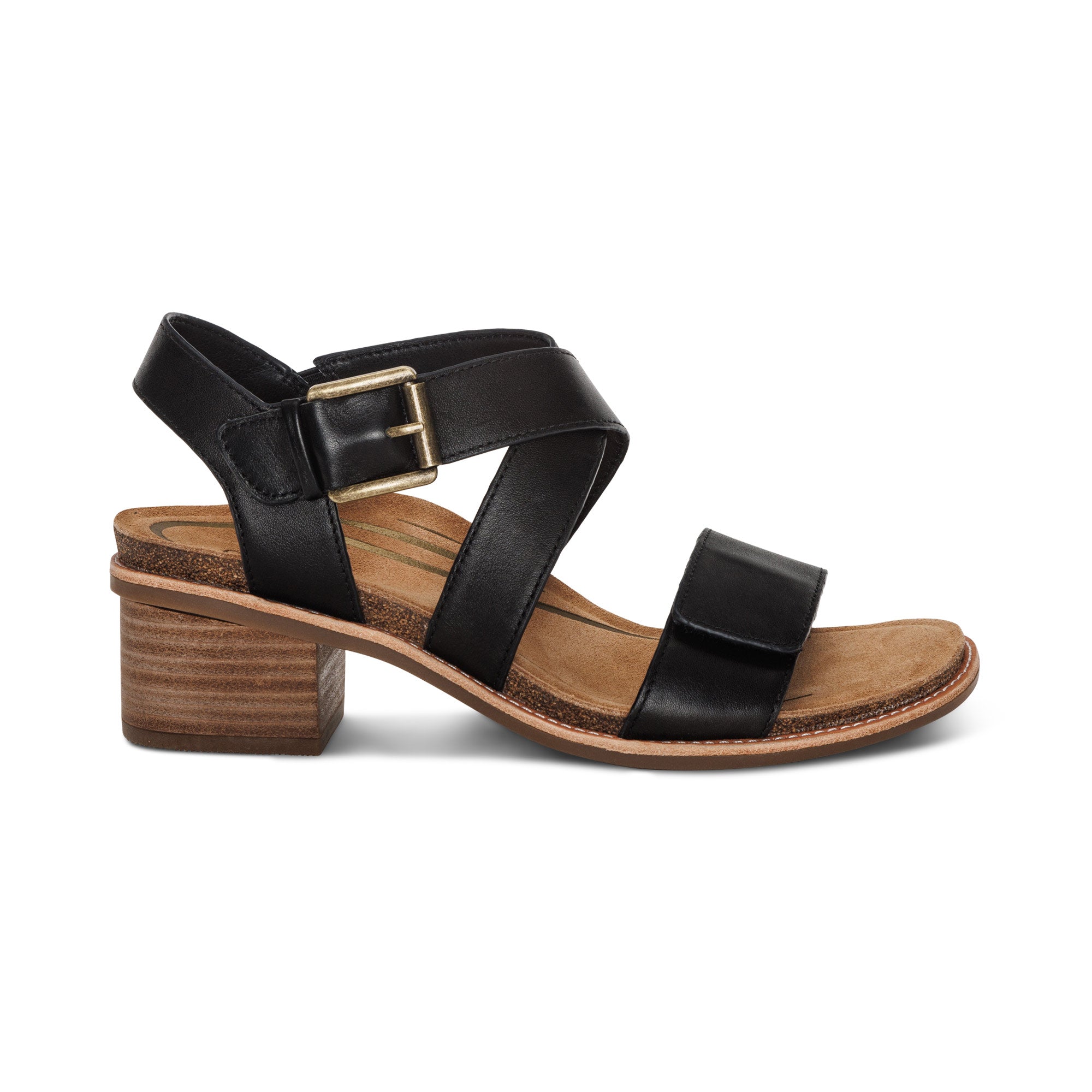 Kristin Arch Support Block Heel #color_black