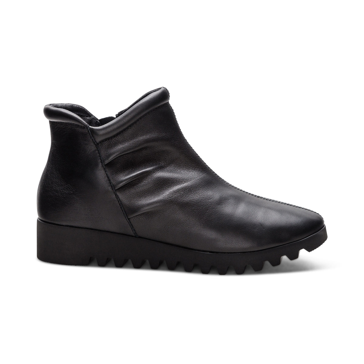 Zoey Slip-On Boot Right Angle #color_black-leather