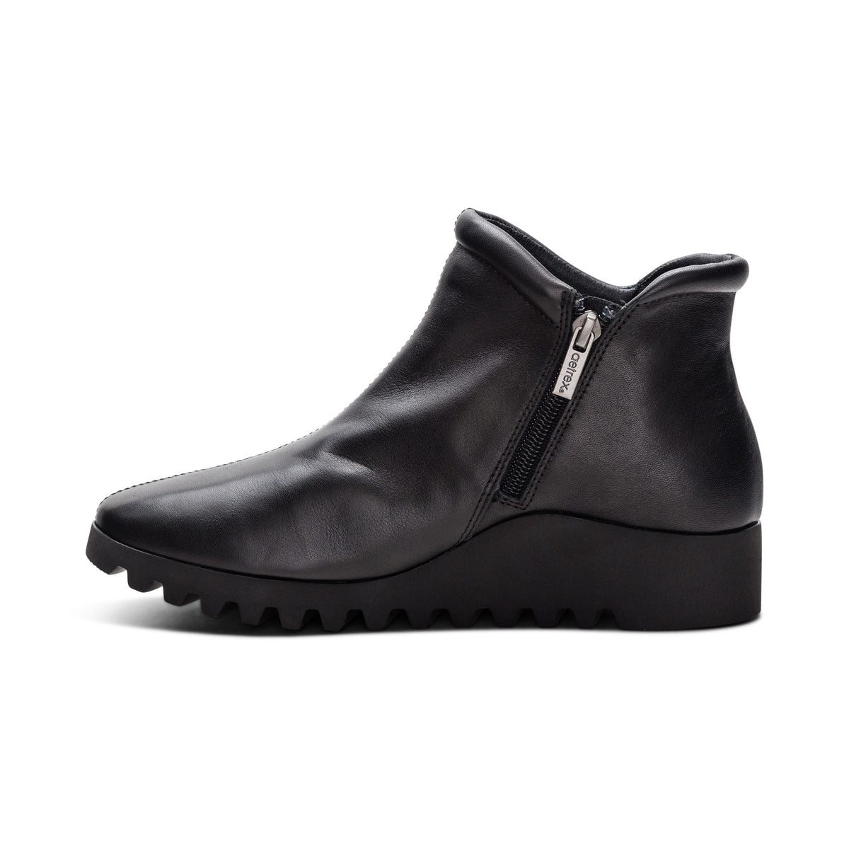 Zoey Slip-On Boot Left Angle #color_black-leather