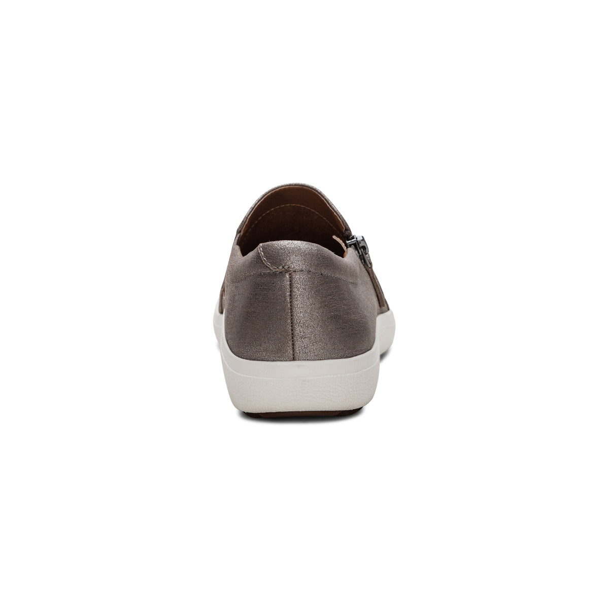 Jenna Slip-On Sneakers Rear Angle #color_silver