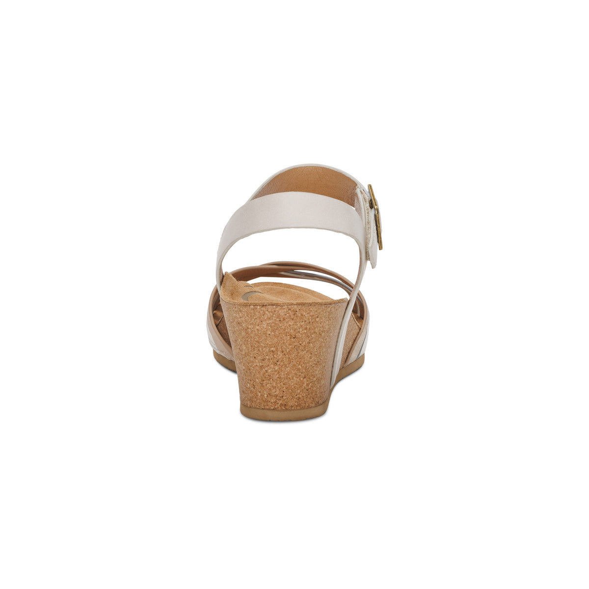 Noelle Arch Support Wedge Rear Angle #color_ivory