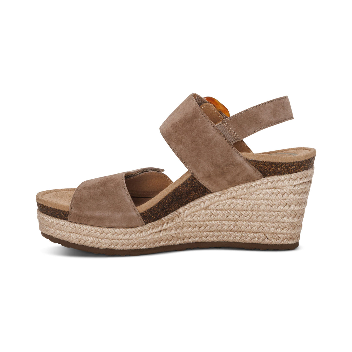 Ashley Arch Support Wedge Left Angle #color_taupe