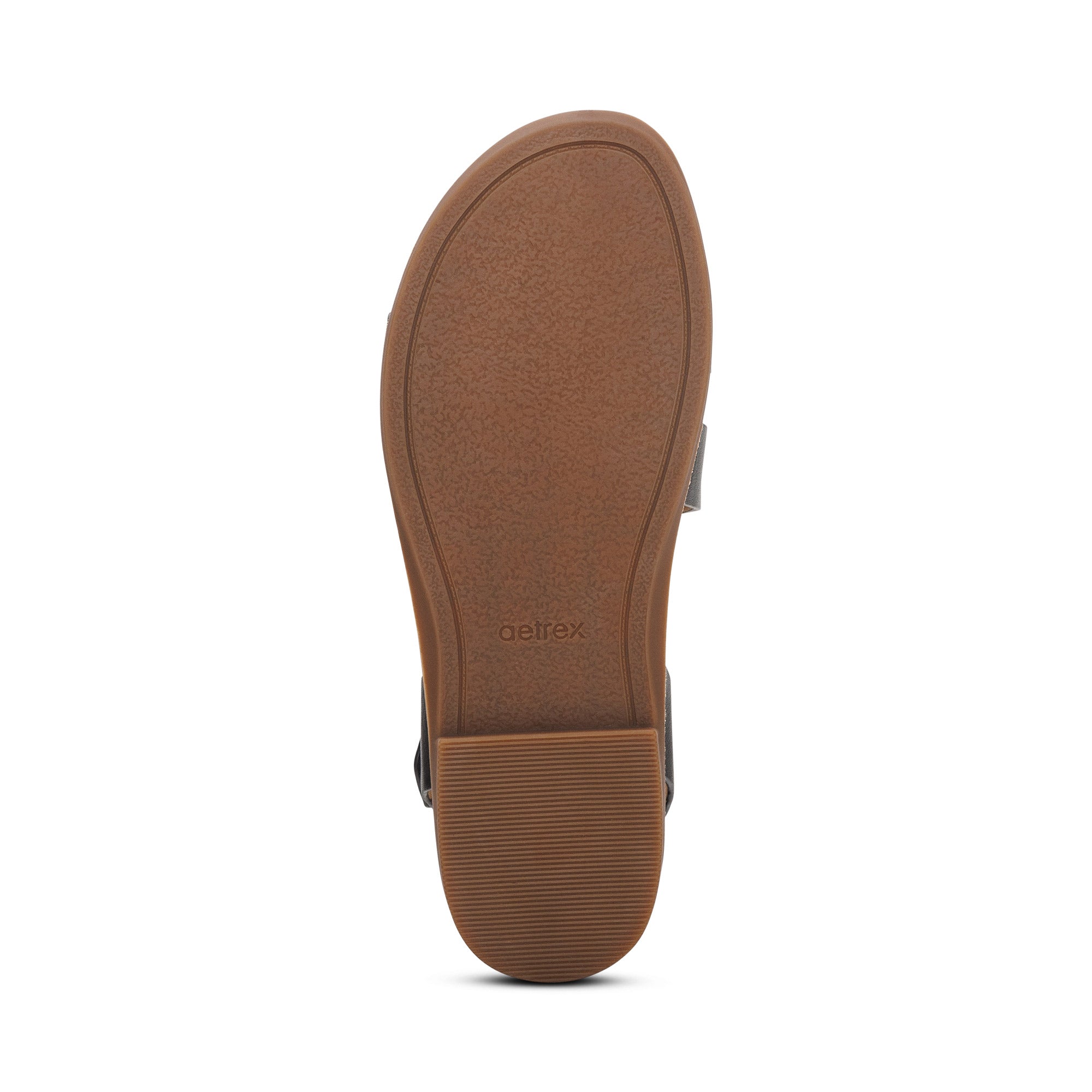 Tamara Asymmetrical Quarter Strap Sandal Bottom Angle #color_black