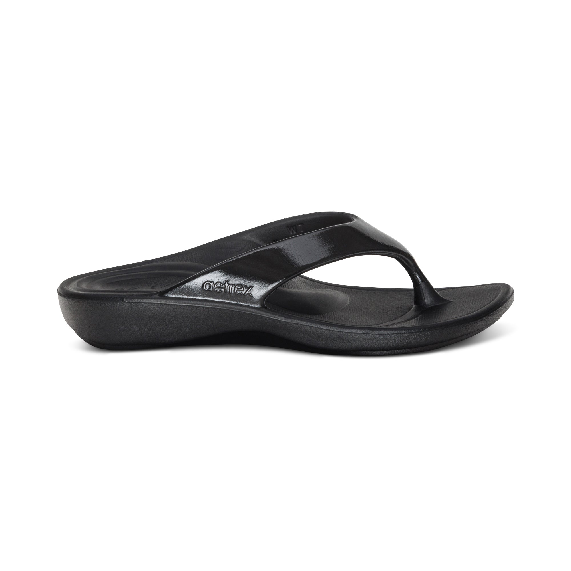 Maui Orthotic Flips - Women #color_black-gloss