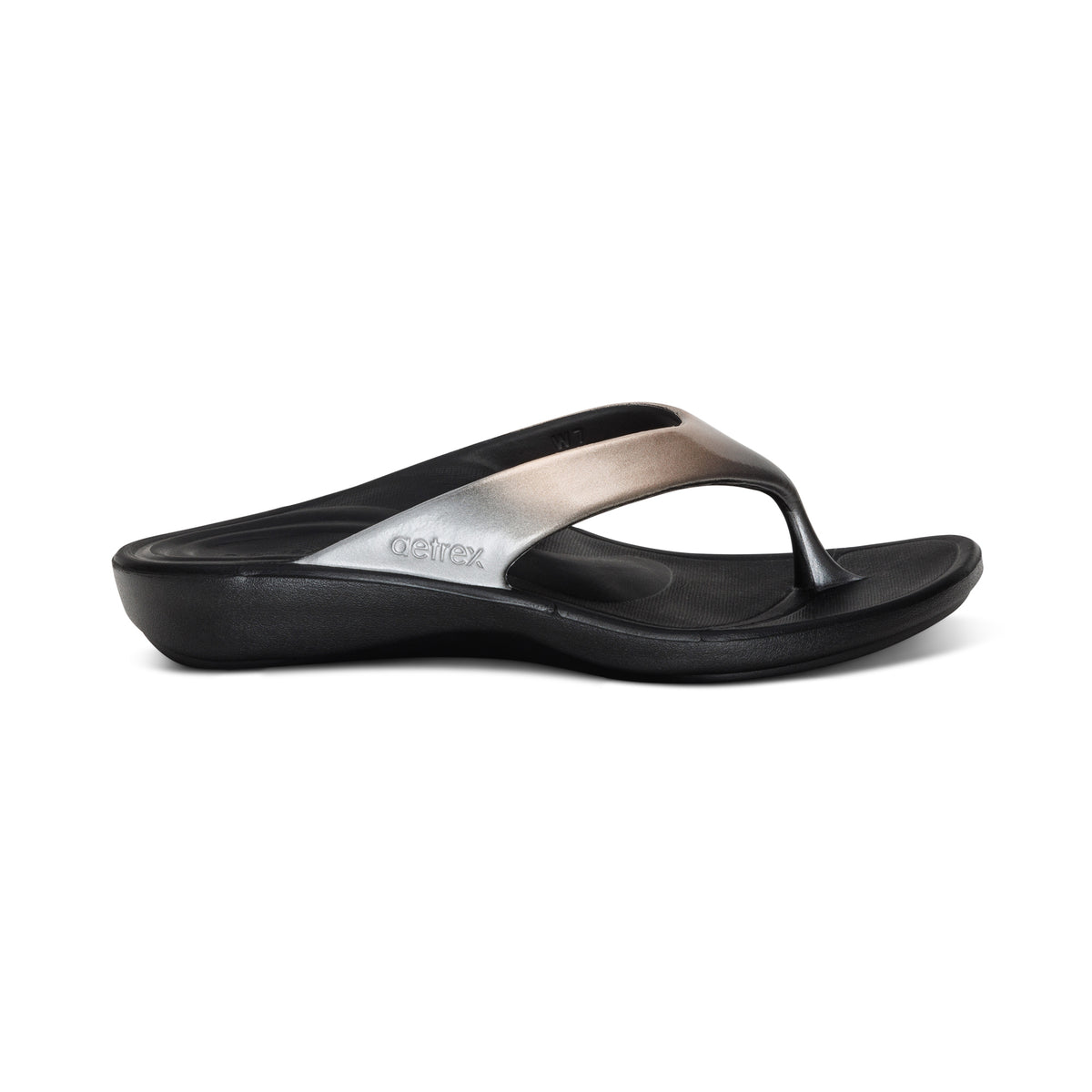 Maui Orthotic Flips - Women Right Angle #color_metallic-ombre
