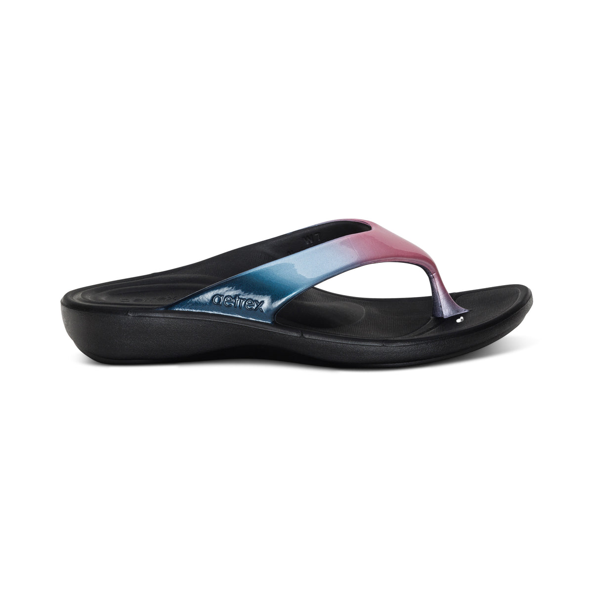 Maui Orthotic Flips - Women Right Angle #color_metallic-pink