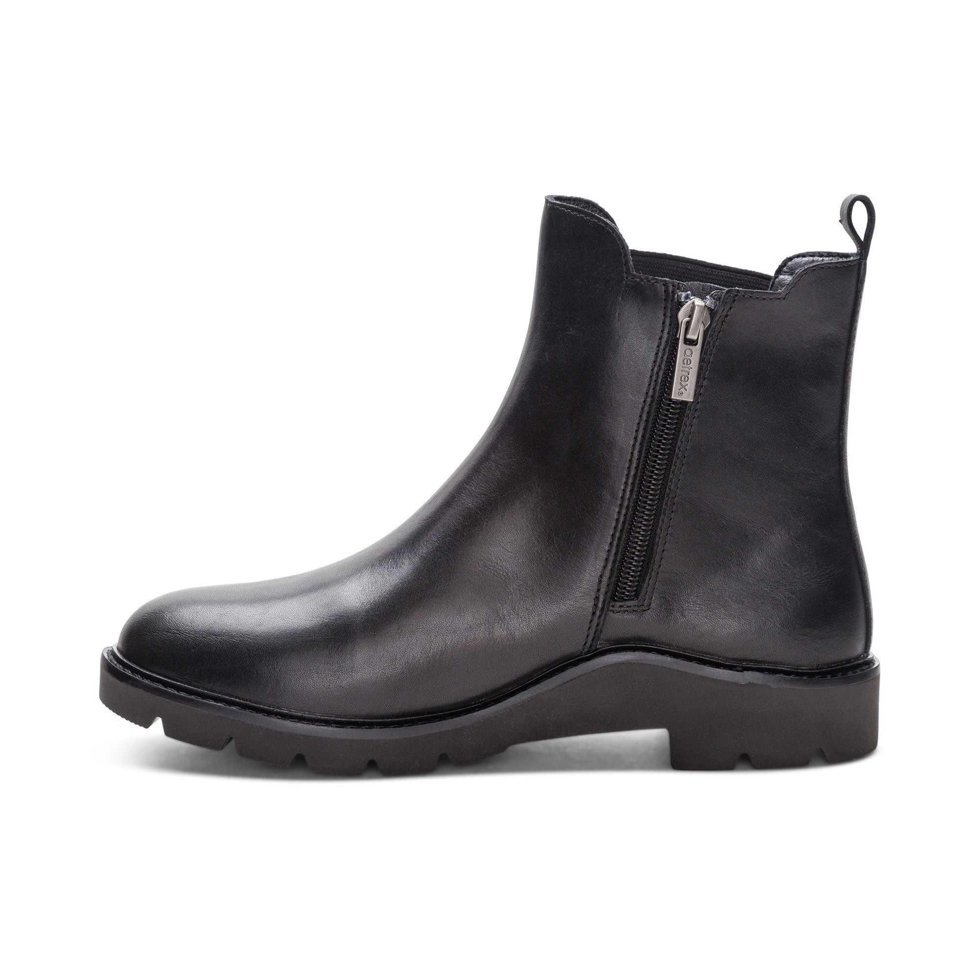 Hannah Arch Support Boot Left Angle #color_black