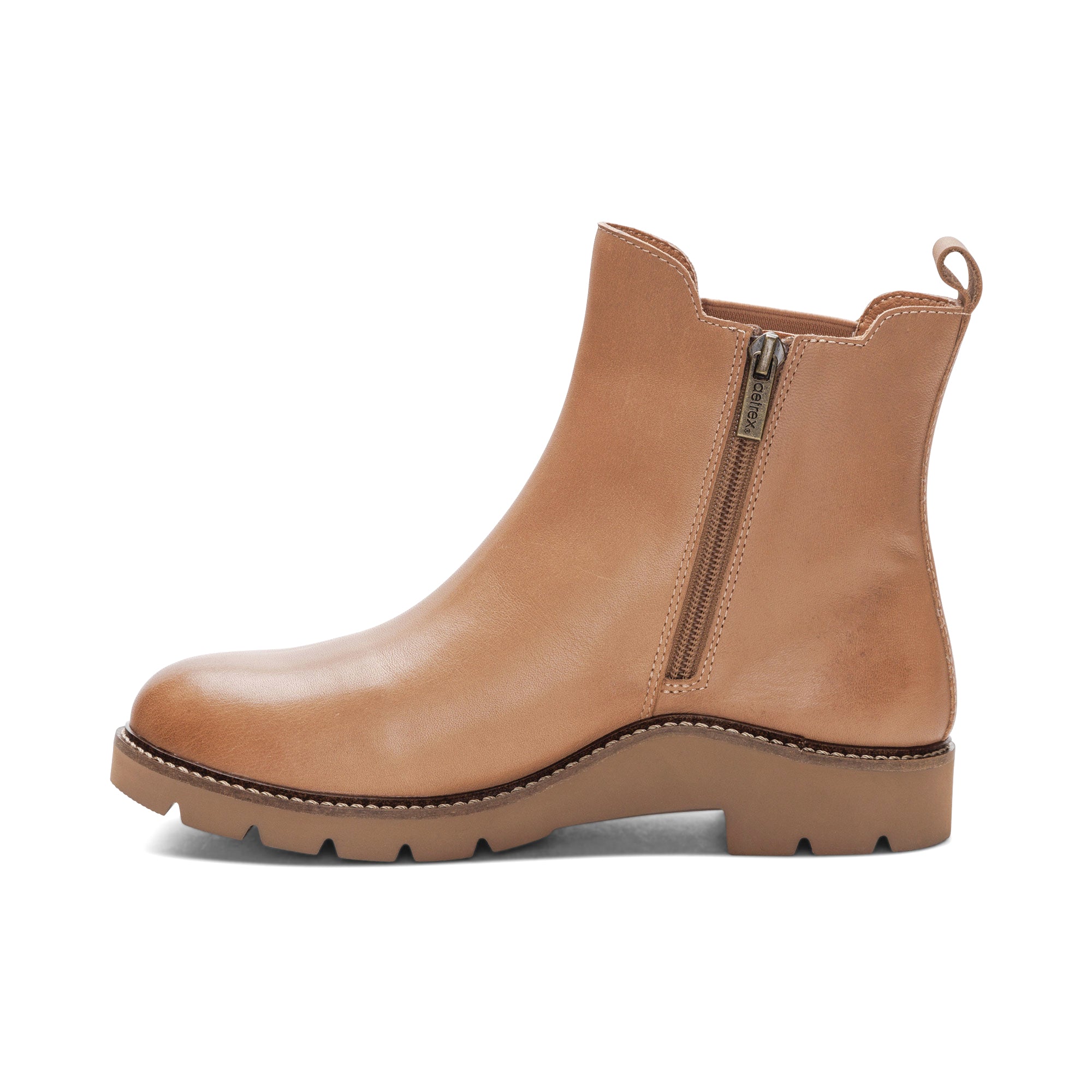 Hannah Arch Support Boot Left Angle #color_tan