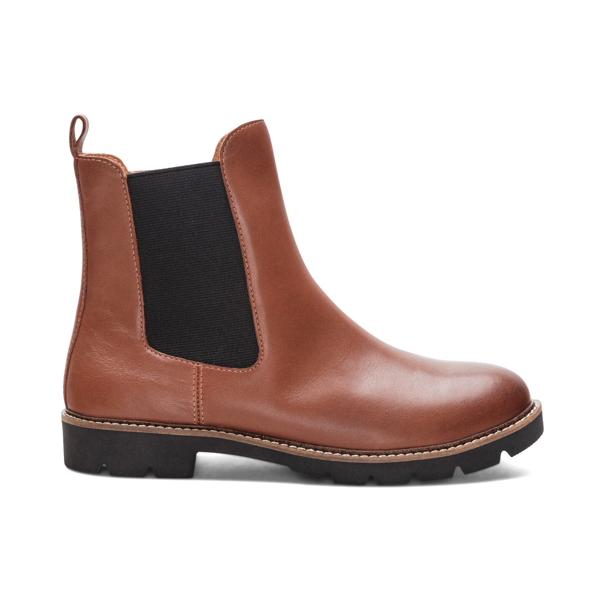 Hannah Arch Support Boot Right Angle #color_cognac