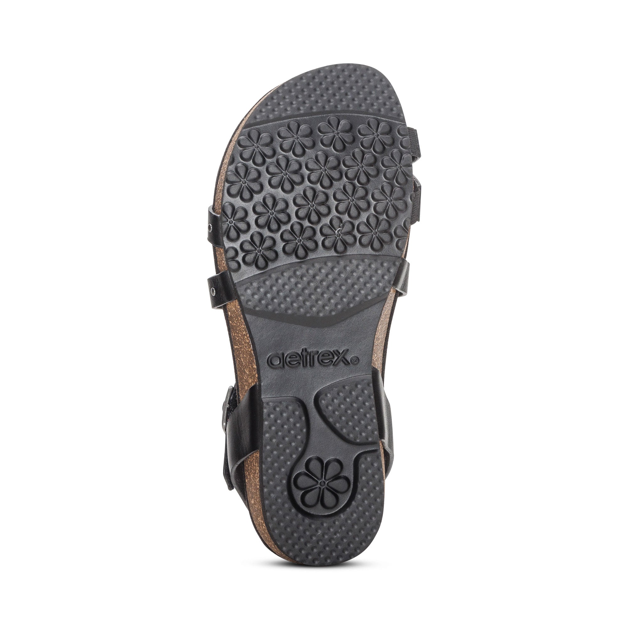 Lauren Quarter Strap Sandal #color_black