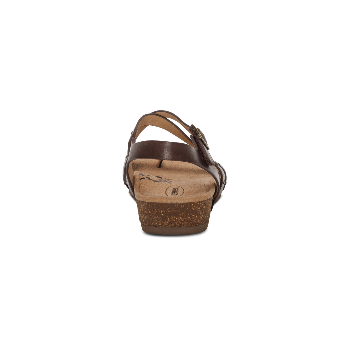 Lauren Quarter Strap Sandal Rear Angle #color_coffee