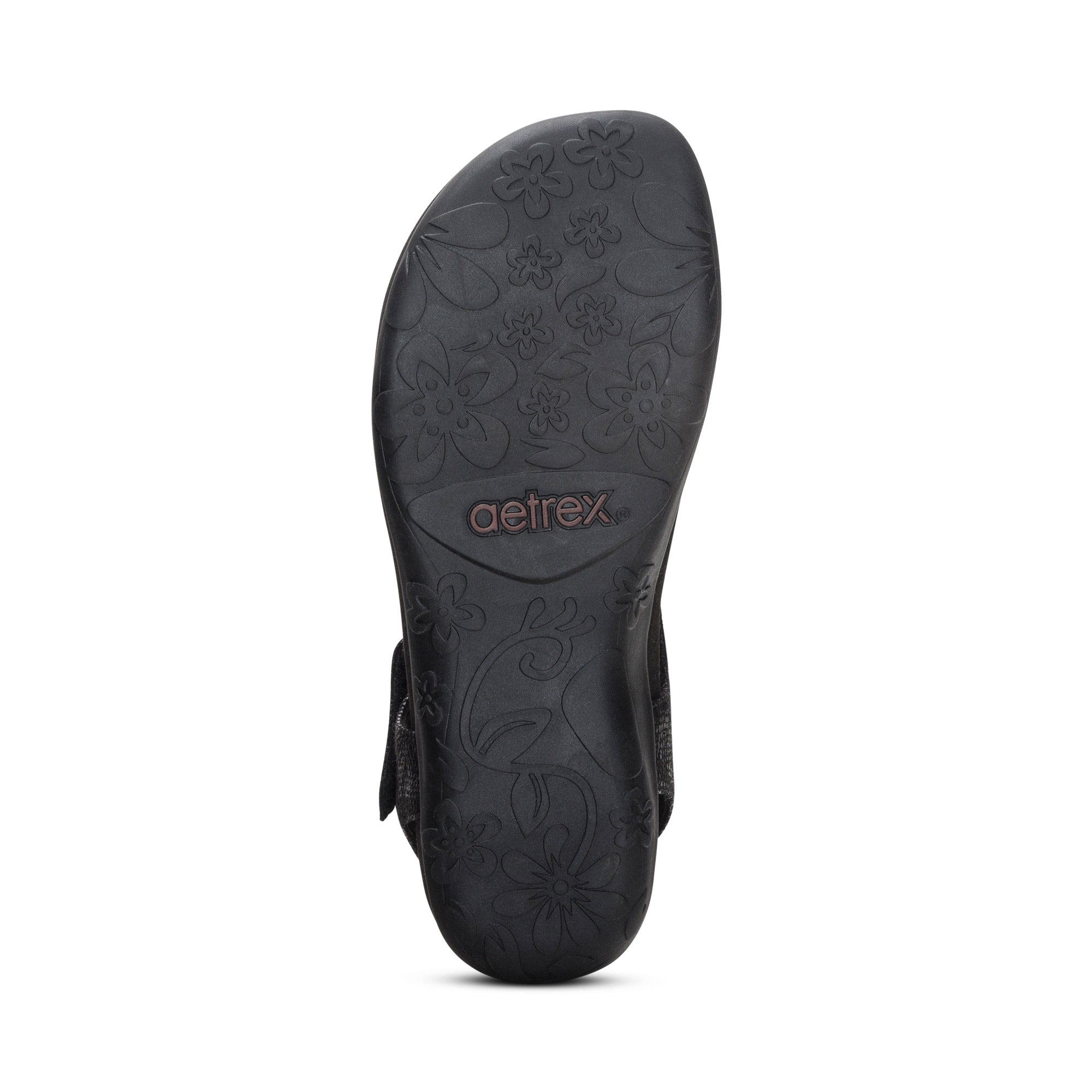 Ellie Adjustable Quarter Strap Thong Sandal #color_black