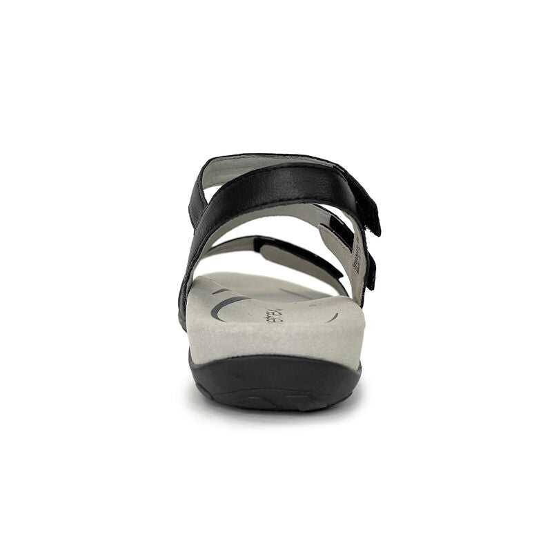 Gabby Adjustable Quarter Strap Sandal #color_black