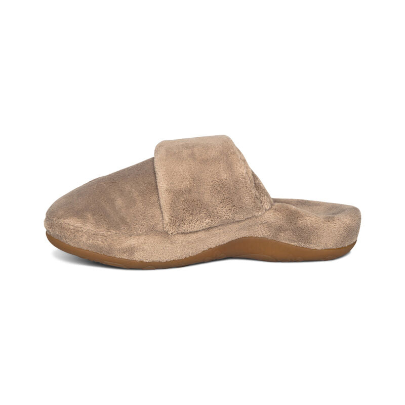 Mandy Closed Toe Slipper Left Angle #color_coffee