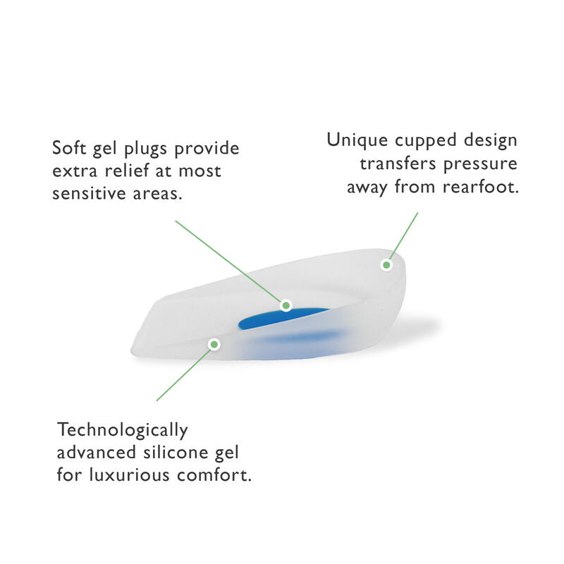 Silicone Heel Cup Posted #color_black