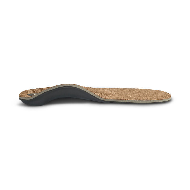 Men's Memory Foam Posted Orthotics W/ Metatarsal Support Rear Angle